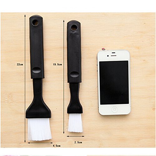 Easyflower Novel and Unique 2Pcs Multi Cooking BBQ Liquid Basting Sauces Marinade Pastry Baking Cooking Brush Set Tool - Thumbnail 6