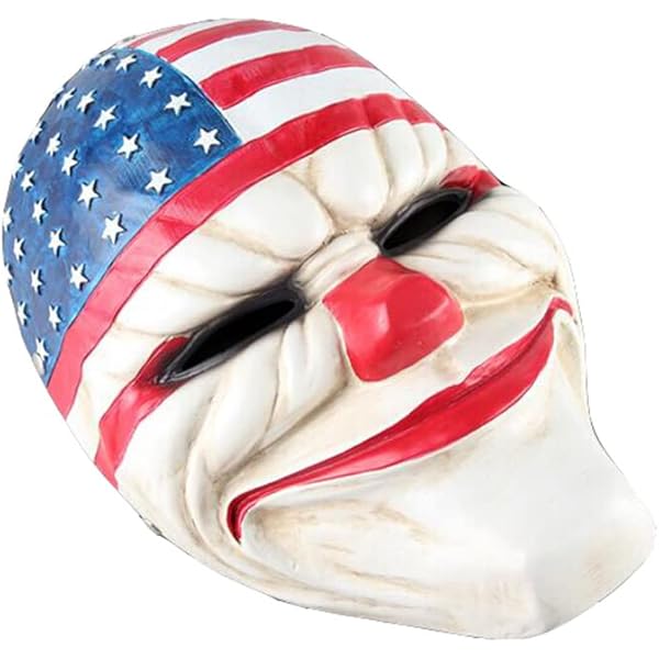 Amazon.com: OEM Payday Mask Set of 4 Heist Dallas Wolf