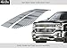 APS Compatible with Chevy Silverado 1500 2016-2018 & 19 1500 LD Main Upper Stainless Steel Chrome 8x6 Billet Front Grill Grille Insert C66360C