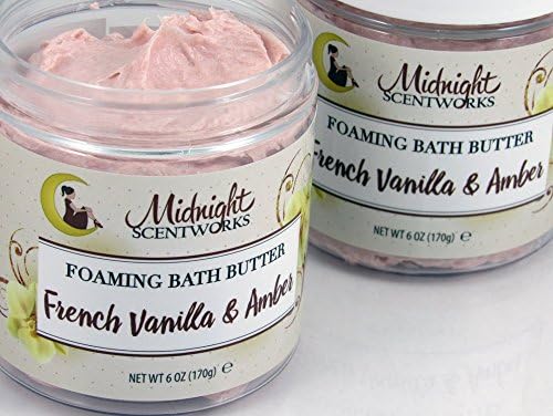 Whipped Cream Soap, French Vanilla and Amber Foaming Bath Whip