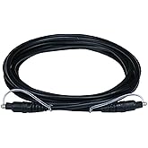 Monoprice S/PDIF (Toslink) Digital Optical Audio Cable, 10ft Black