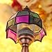 goldblue 1/12 Dollhouse Miniature Shape Lampshade LED Desk Lamp Light