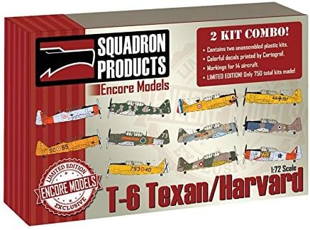 Encore Models72105 T-6 Texan/Harvard 2 Kit Combo 1/72 Scale