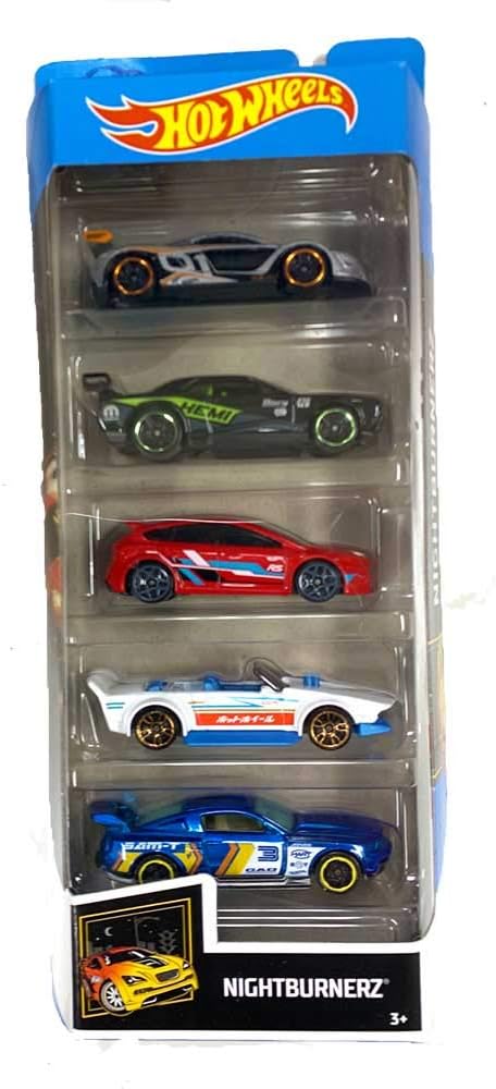 hot wheels nightburnerz 5 pack