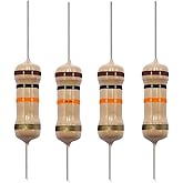 California JOS 10K Ohm Carbon Film Single Fixed Resistor 1/2 W (0.5 Watts) 5% Tolerance, (10K R, 10K ohm, 10K &Omega;) Resistor (10 Pack)