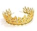 Bridal Hair Crown Headband Vintage Gold Tiara with Adjustable Multi Leaf Branch - Goddess Dainty Wedding Headpiece