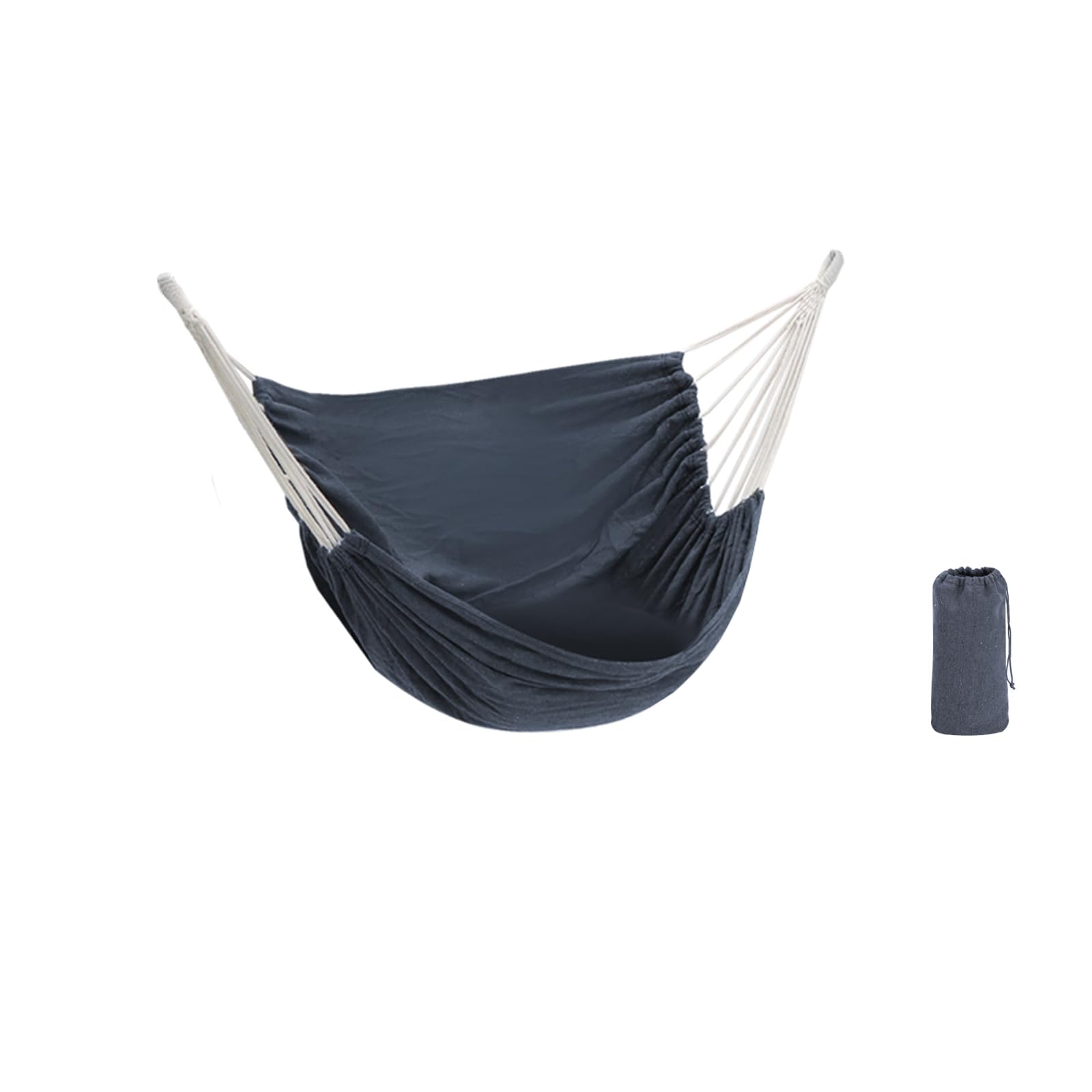 Anyoo Hanging Chair for Folding Frame, Portable Hanging Chair for Indoor and Outdoor, Garden, Living Room, Bedroom, Dark Grey, 130 x 100 cm