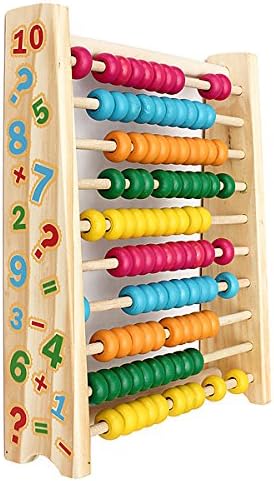 wooden calculator toy