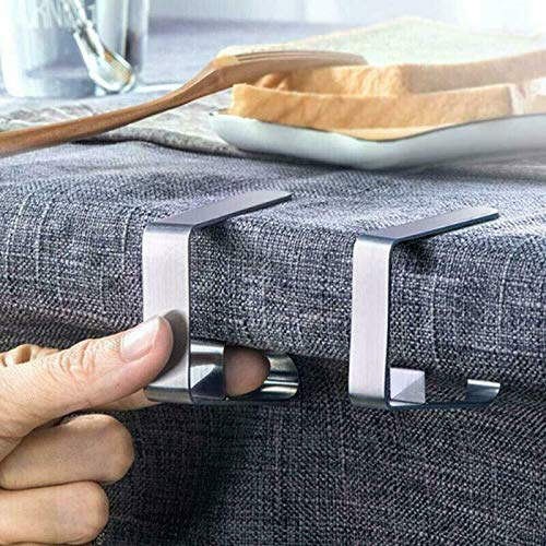 Onlyesh 10 Pezzi Clip per tovaglia Morsetto per Tovaglia Ganci fermatovaglia in Acciaio Inox