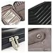 Becko Travel Jewelry Organiser Bag Case/Softed Padded Travel Jewelry Roll Pouch for Necklaces, Rings, Bracelets, etc (Black)
