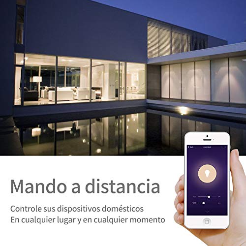 Bombilla-Inteligente-2700K-6500K-Wifi-LED-Bombillas-9W-800LM-Funciona-con-Amazon-Alexa-Echo-Google-Home-Bombilla-blanca-suave-y-blanca-fra-Regulable-No-se-requiere-hub-E27-Anoopsyche-paquete-de-2