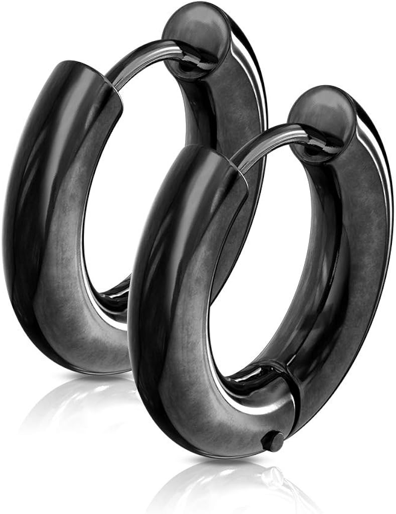 clasp hoop earrings