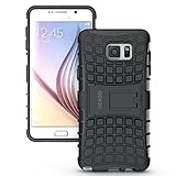 Galaxy Note 5 Case Cover Accessories, OEAGO Samsung Galaxy Note 5 Case - Tough Rugged Dual Layer Protective Case with Kickstand for Samsung Galaxy Note 5 - Black