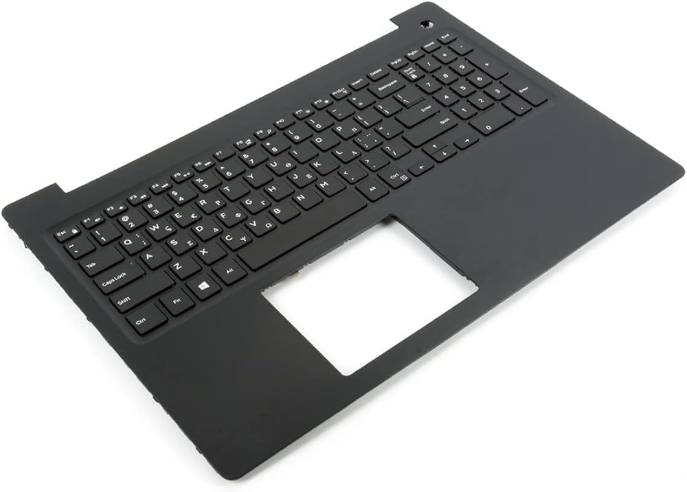Dell Inspiron 5570 5575 Black Palmrest Greek Keyboard 0V1H3J 08D7T9 01DGFC