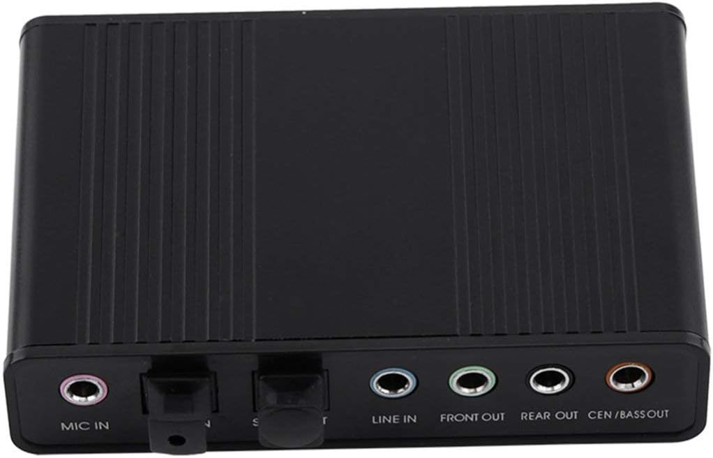 Audio Output Adapter External Sound Card 6 Channel 5.1 SPDIF USB