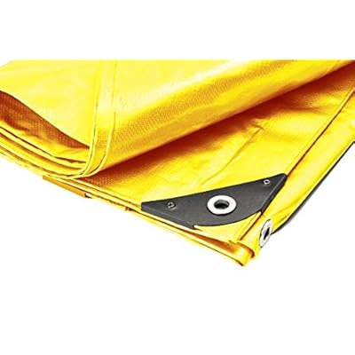 Buy Canopies And Tarps 10 X 14 Heavy Duty Premium Yellow Poly Tarp 9 6 X 13 6 Online In Netherlands B074g2k54j