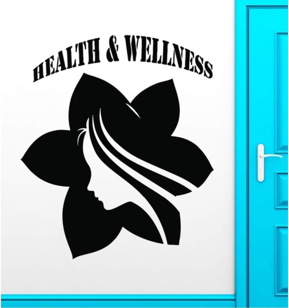 zlhcich Wall Sticker Vinyl Decal Health Spa Massage Wellness Yoga Lifestyle 56 * 88Cm