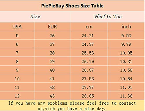 PiePieBuy Womens Espadrille Platform Wedge Sandals Closed Toe Mid Heel Ankle Sandals Black - Thumbnail 5