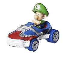 Mattel, Hot Wheels Mario Kart Baby Luigi Sneeker Vehículo de ...