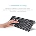 LESHP Wired Keyboard, Comfortable Full-size Gaming Keyboard with Soft Touch -Black