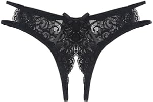 Womens Sexy Lace Crotchless Sexy Panties Strappy Underwear
