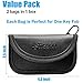 Mini Faraday Bag for Key Fob (2 Pack), TICONN Premium Faraday Cage Car Key Protector - RFID Signal Blocking, Anti-Theft Pouch, Anti-Hacking Case Blocker (PU Leather)