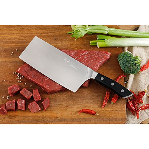 5 Cleaver+Chinese+Stainless+Ergonomic+Restaurant