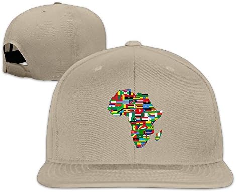Africa Flags Flat Bill Snapback Hats Baseball Caps For Men Women
