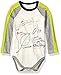 Burt's Bees Baby Baby Boys' Organic Long Sleeve Snap Raglan Bodysuit, Nature's Wonders, 18 Months