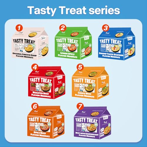 BAIXIANG SHRIMP TASTE SEAFOOD FLAVOR RAMEN, SHRIMP TASTE SEAFOOD FLAVOR INSTANT NOODLE,BONE BROTH SIMMERED, TASTY TREAT SERIES, PACK OF 5