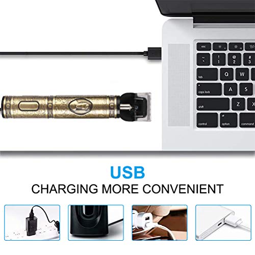 YOUKUKE Hair Clipper for Men Electric Pro Clippers Barber Accessories Grooming Waterproof Rechargeable Cordless Close Cutting T-Blade Trimmer Baldhead Clipper