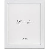 Lawrence Frames Abbey Picture Frame, 8x10, White