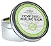 Natural Eczema & Psoriasis Treatment - Organic Hemp Seed Healing Balm Offers Relief From Dry & Cracked Skin, Eczema, Psoriasis, Dermatitis, Rosacea & All Common Skin Conditions, Best Natural Moisturizer & Hand Cream - 100% Natural, Vegan, Chemical & Fragrance Free - 30 Day Guarantee
