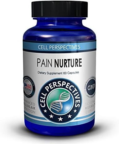 All Natural Pain Relief - Pain Nurture - Herbal Adrenal Fatigue Supplements & Enzyme Blend Capsules Men and Women Cell Perspectives Vitamin D3, Vitamin B5, Vitamin B6, Bromelain, Curcumin,