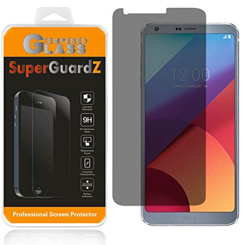 [2-Pack] For LG G6 - SuperGuardZ Privacy Anti-Spy Tempered Glass Screen Protector, 9H Anti-Scratch, 2.5D Round Edge, Anti-Bubble [Lifetime Replacements]