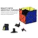 D-FantiX Qiyi Pentacle Cube, Qiyi Speed Cube Magic Cube Puzzle Black