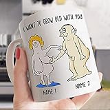 Personalized Couple Mug Customized I Want To Grow