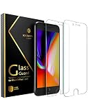 XINKSD Protector GlassGuard for iPhone 8 Plus / 7 Plus with Double Defence Technology and Tempered Glass [2 Pack]