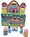 Peppa Pig Holiday Villa Deluxe Doll House Playset With Mini Figures Peppa, George, Mummy and Daddy Pig Mini Figures