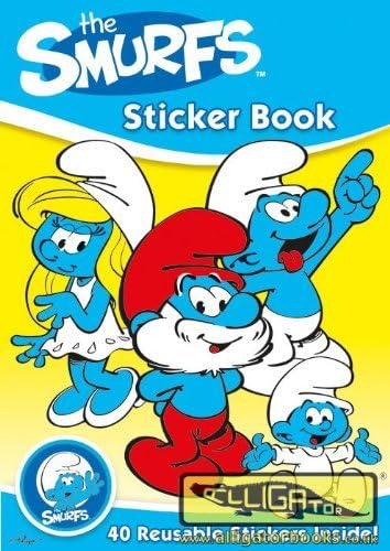 The Smurfs Childrens A4 Super Colouring & Sticker Activity Book