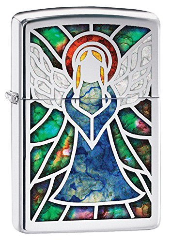 Zippo Angel Fusion Pocket Lighter, High Polish Chrome