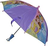 Disney Girls Princess Umbrella With 3D Handle Purple