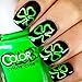 Whats Up Nails - Shamrock Nail Stencils Stickers Vinyls for Nail Art Design (2 Sheets, 40 Strips & Stencils Total)