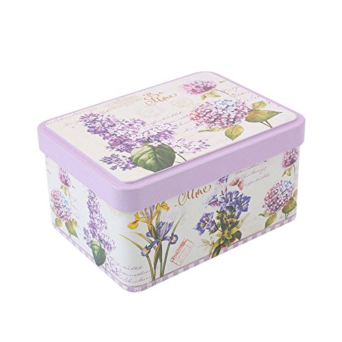 KICODE Graffiti Retro Tinplate Jewelry Tea Candy Gift Box Storage Jars With Lid Tea Coffee Candy - Thumbnail 6