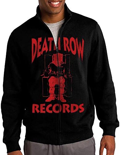 Men Death Row Records Bad Boy Records Stand Collar Jacket Hoodie