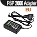 EU PLUG Console Power Adapter Charger For PSP 1000 & 2000 .
