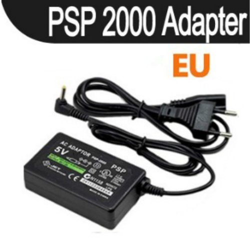 EU PLUG Console Power Adapter Charger For PSP 1000 & 2000 .