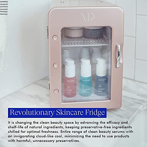 Vanity Fria All Skincare Fridge Custom Closet, Clear Window