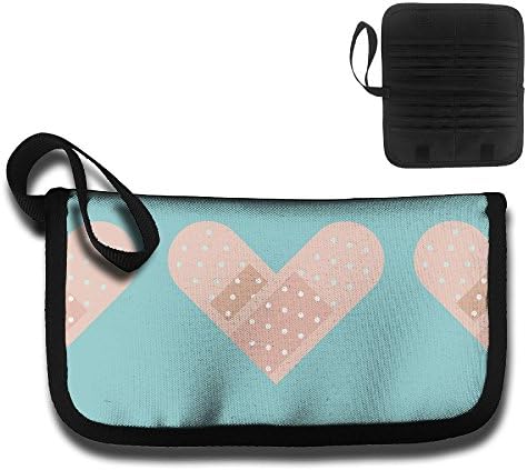 Thin Holder Credit Card Protector Heart Band-aid Printed Pattern Card Organizer Business Men's Travel ID Card Multi Case RFID Blocking