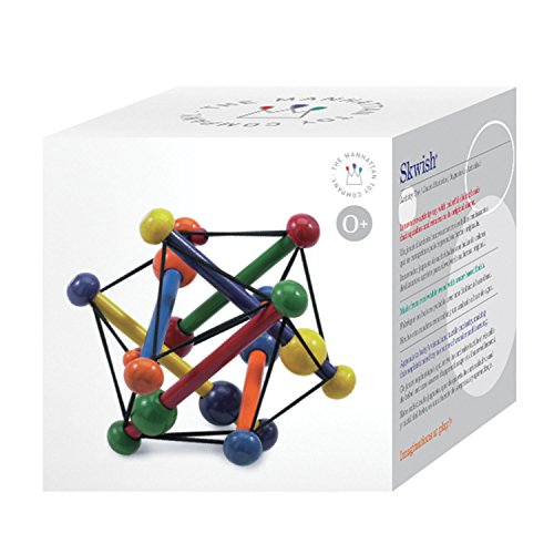 Manhattan Toy Skwish Classic Rattle and Teether Grasping Activity Toy